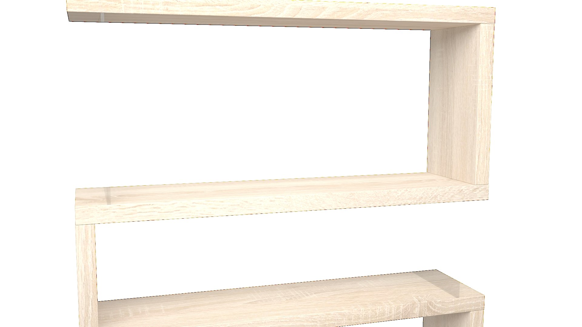 3D Bookshelf Snake shelf 2 TurboSquid 2048566