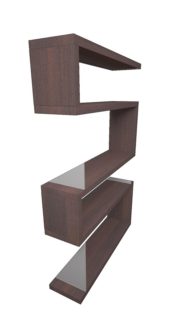 3D Bookshelf Snake shelf 2 TurboSquid 2048566