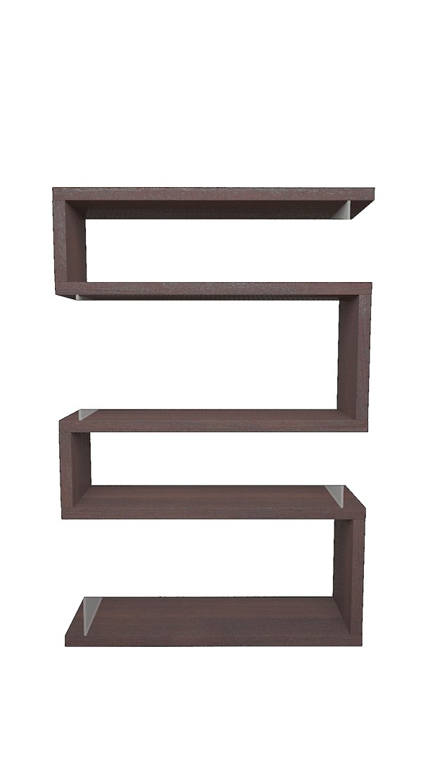 3D Bookshelf Snake shelf 2 TurboSquid 2048566