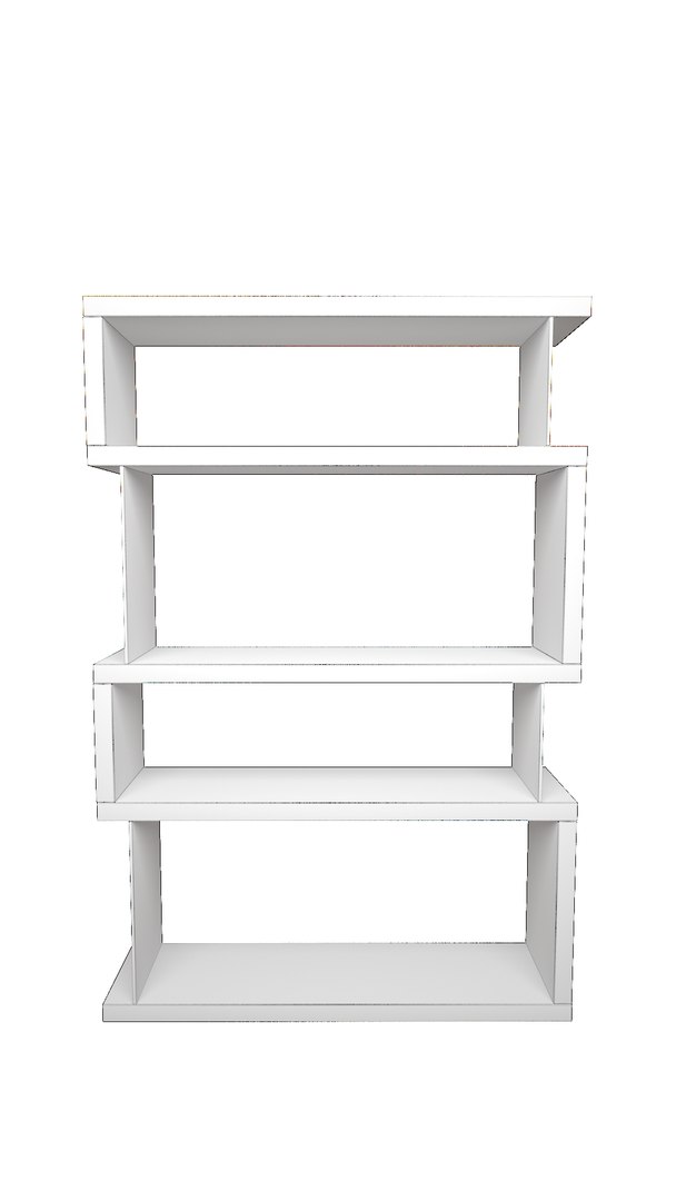 3D Bookshelf Snake shelf 2 TurboSquid 2048566