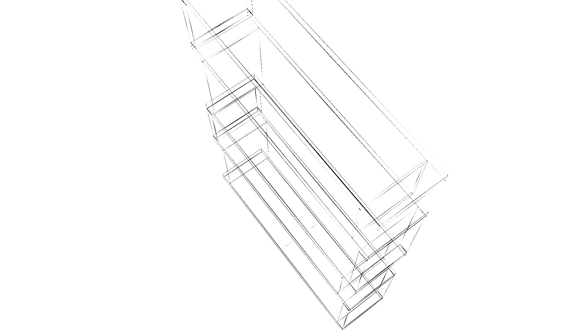 3D Bookshelf Snake shelf 2 TurboSquid 2048566