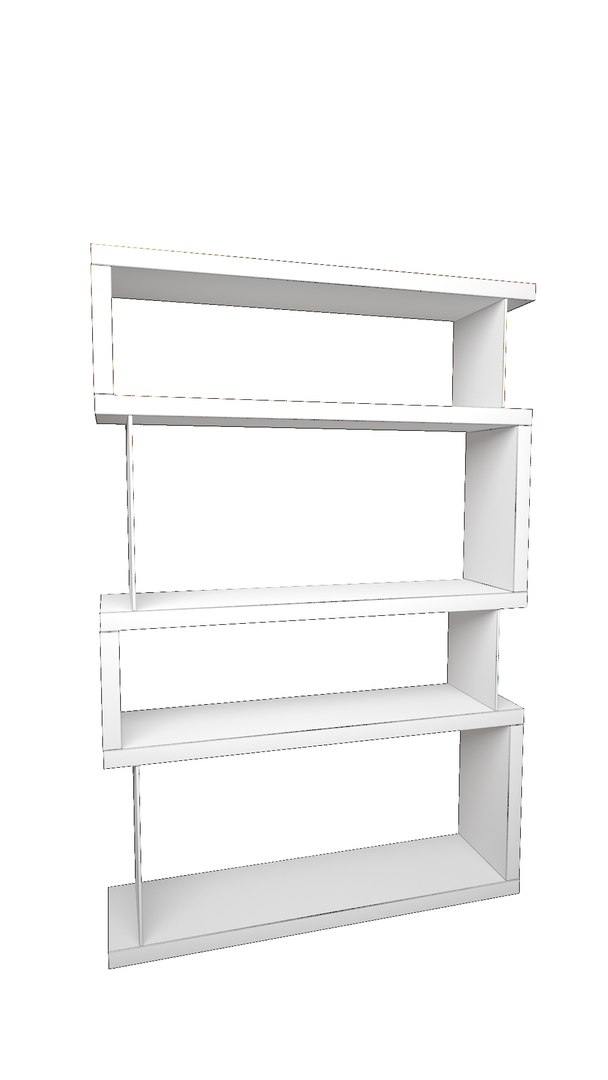 3D Bookshelf Snake shelf 2 TurboSquid 2048566