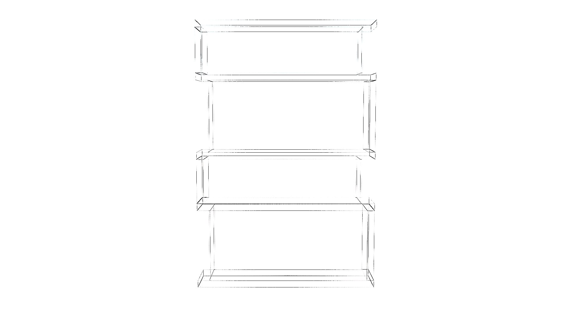 3D Bookshelf Snake shelf 2 TurboSquid 2048566