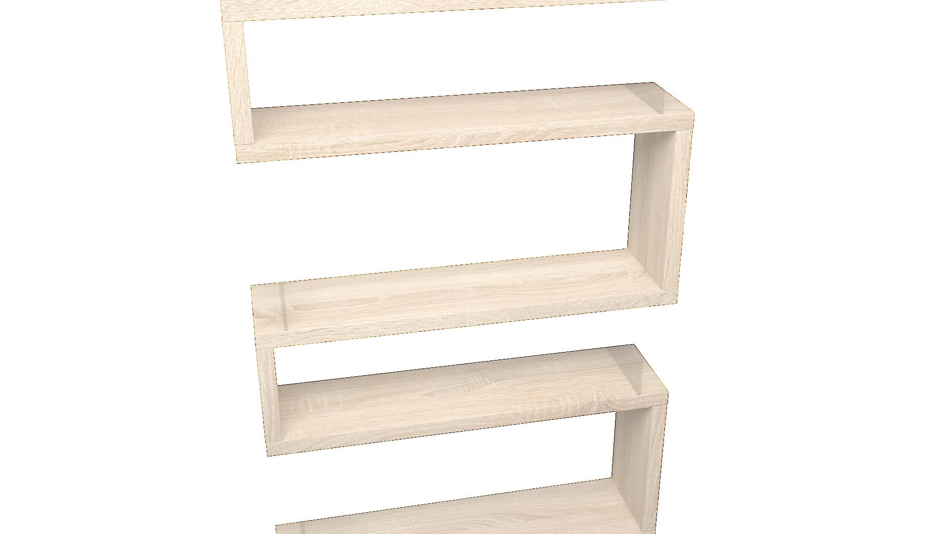 3D Bookshelf Snake shelf 2 TurboSquid 2048566
