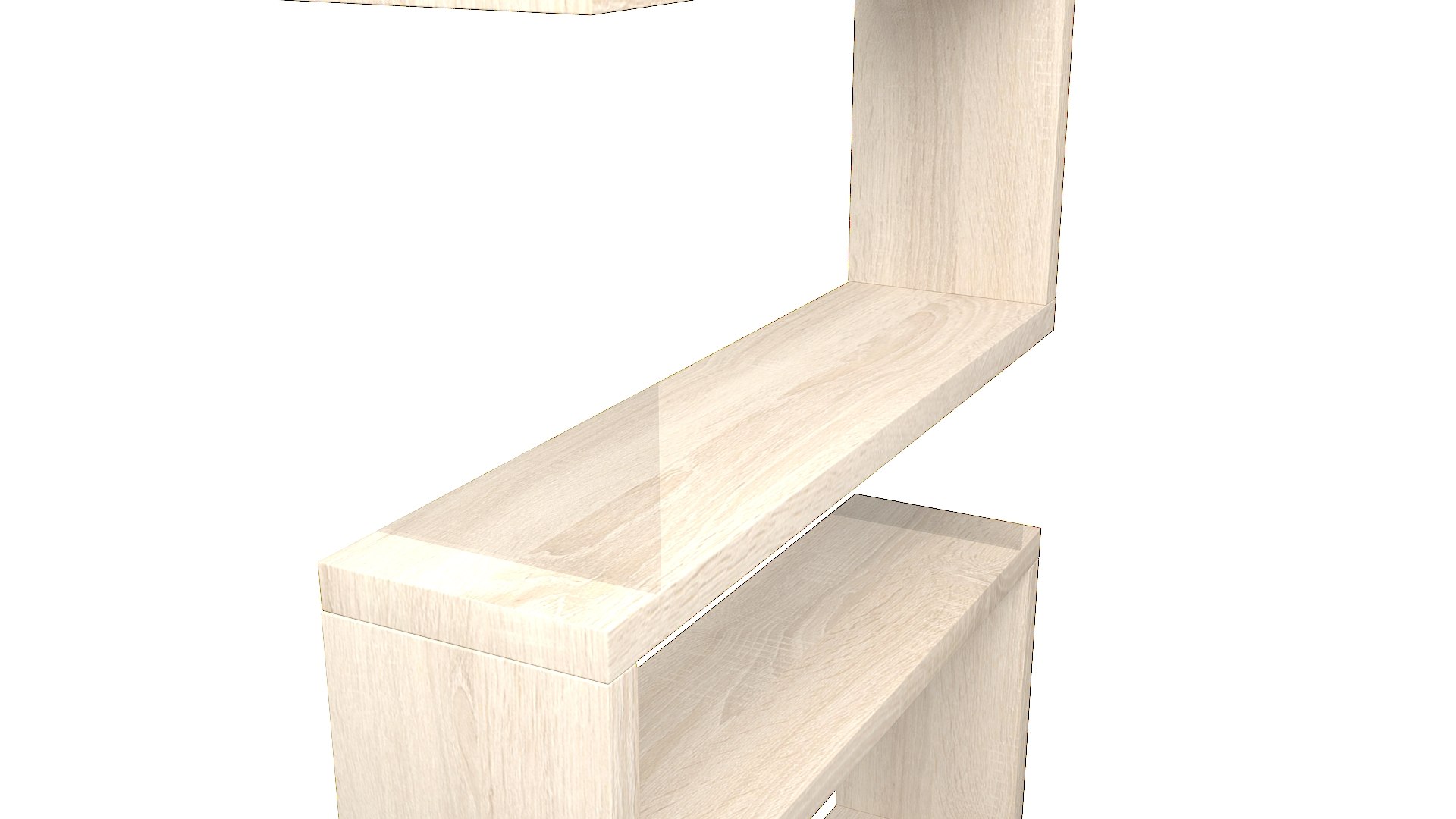 3D Bookshelf Snake shelf 2 TurboSquid 2048566