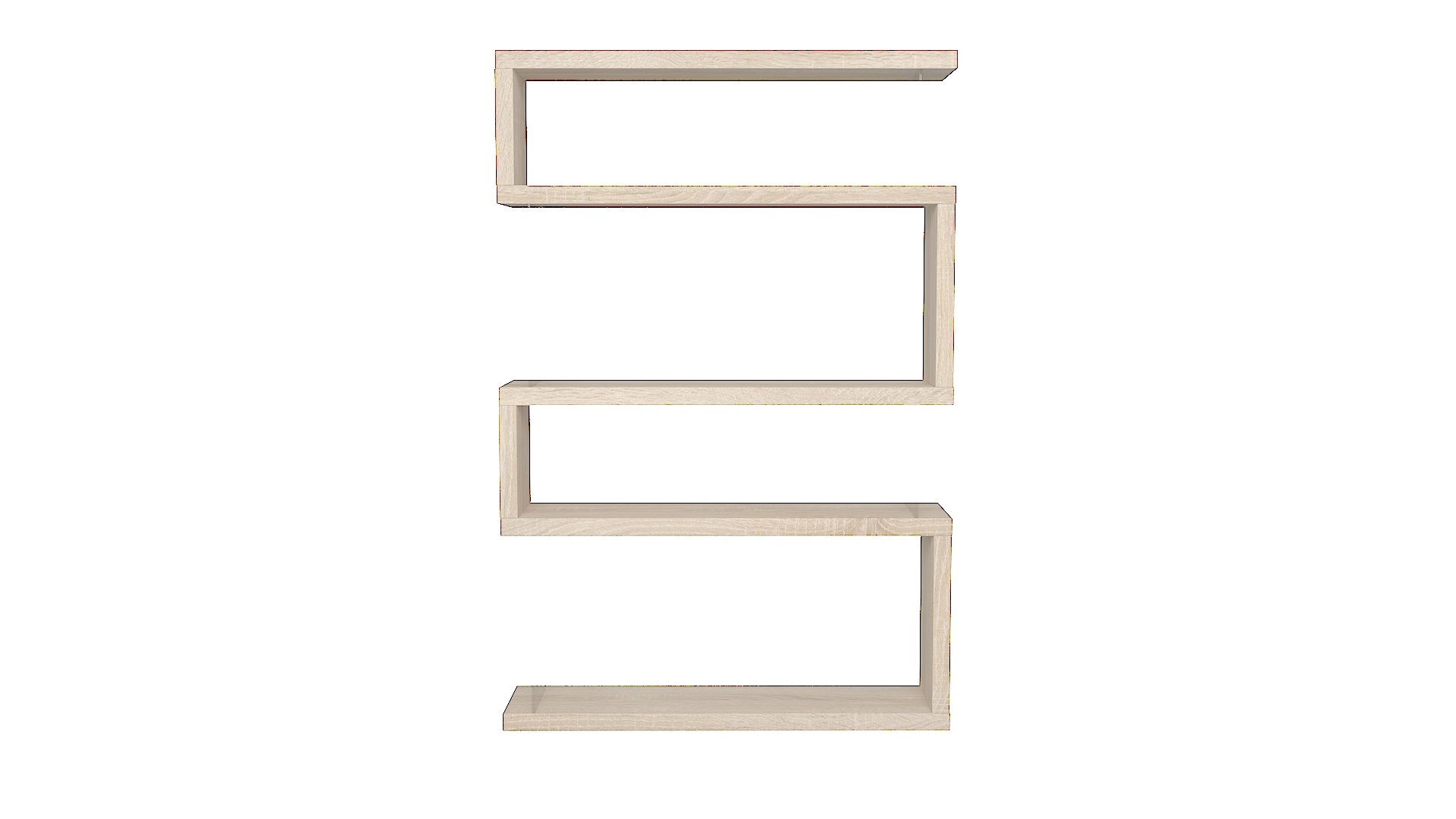 3D Bookshelf Snake shelf 2 TurboSquid 2048566
