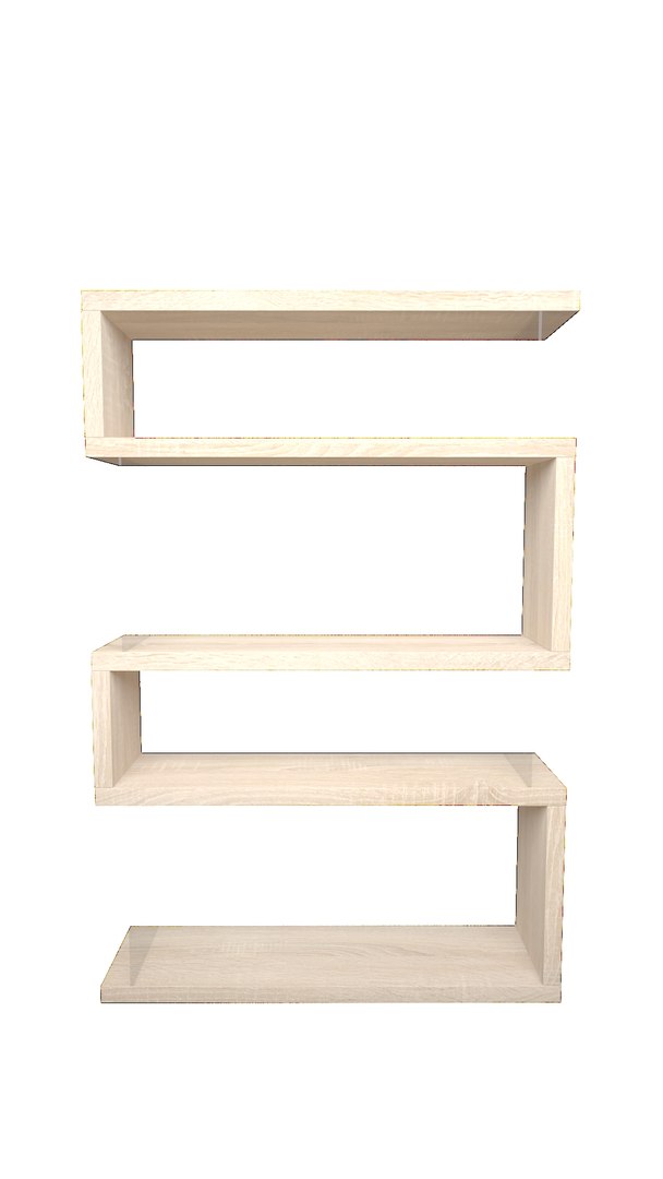 3D Bookshelf Snake shelf 2 TurboSquid 2048566