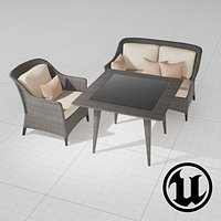 Dedon Summerland Set UE4