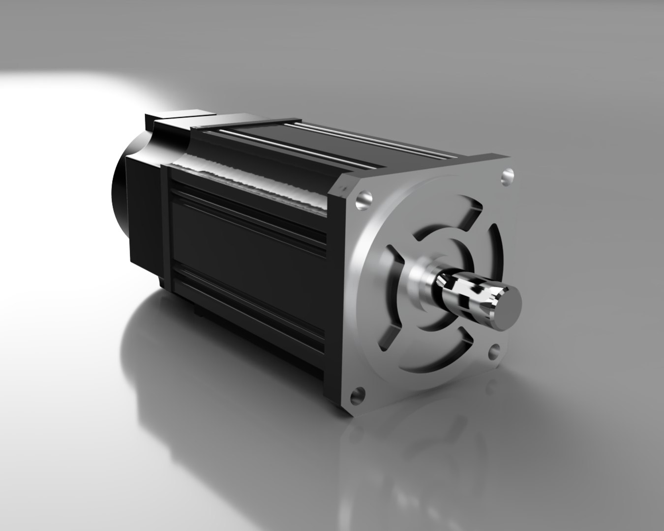 Nema 34 Servo motor 3D model TurboSquid 1946064