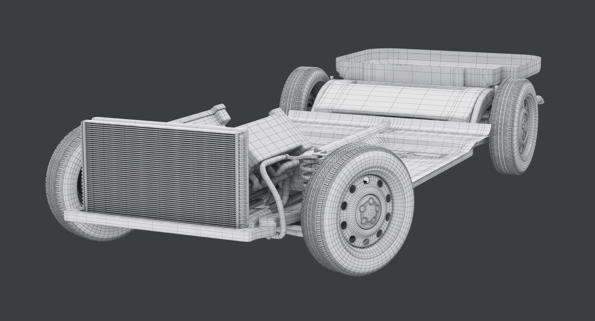 3D Model Chassis Frame - TurboSquid 1270789