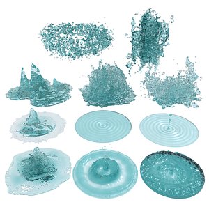 3D 11 Water Splash Vol 11