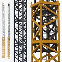 Construction Crane Lattice Tower Section