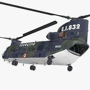 transport helicopter ch-47 chinook 3D model