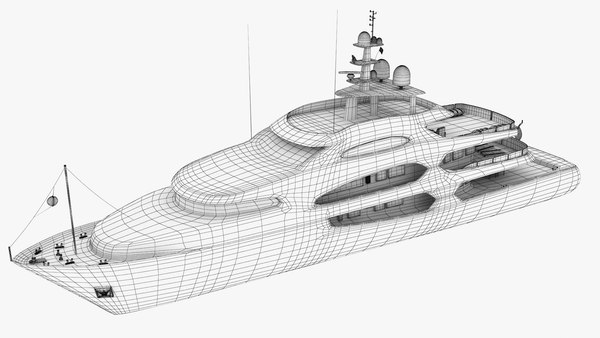 3d yacht