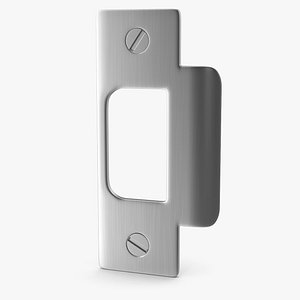 Door Strike Plate Steel V01