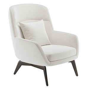 Minotti Belt armchair 3D