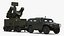 3D Military Truck with Missile System Crotale NG