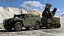 3D Military Truck with Missile System Crotale NG