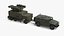 3D Military Truck with Missile System Crotale NG