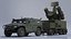 3D Military Truck with Missile System Crotale NG