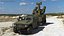 3D Military Truck with Missile System Crotale NG