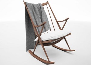 3D rocking chair model