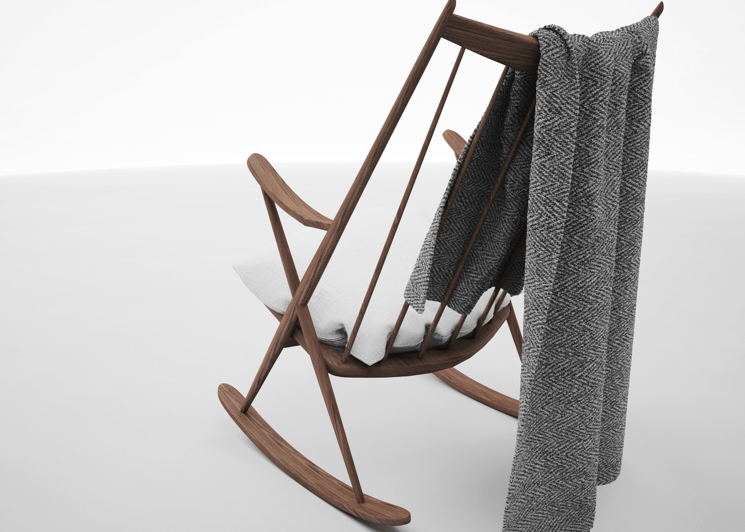 3D rocking chair model - TurboSquid 1237928