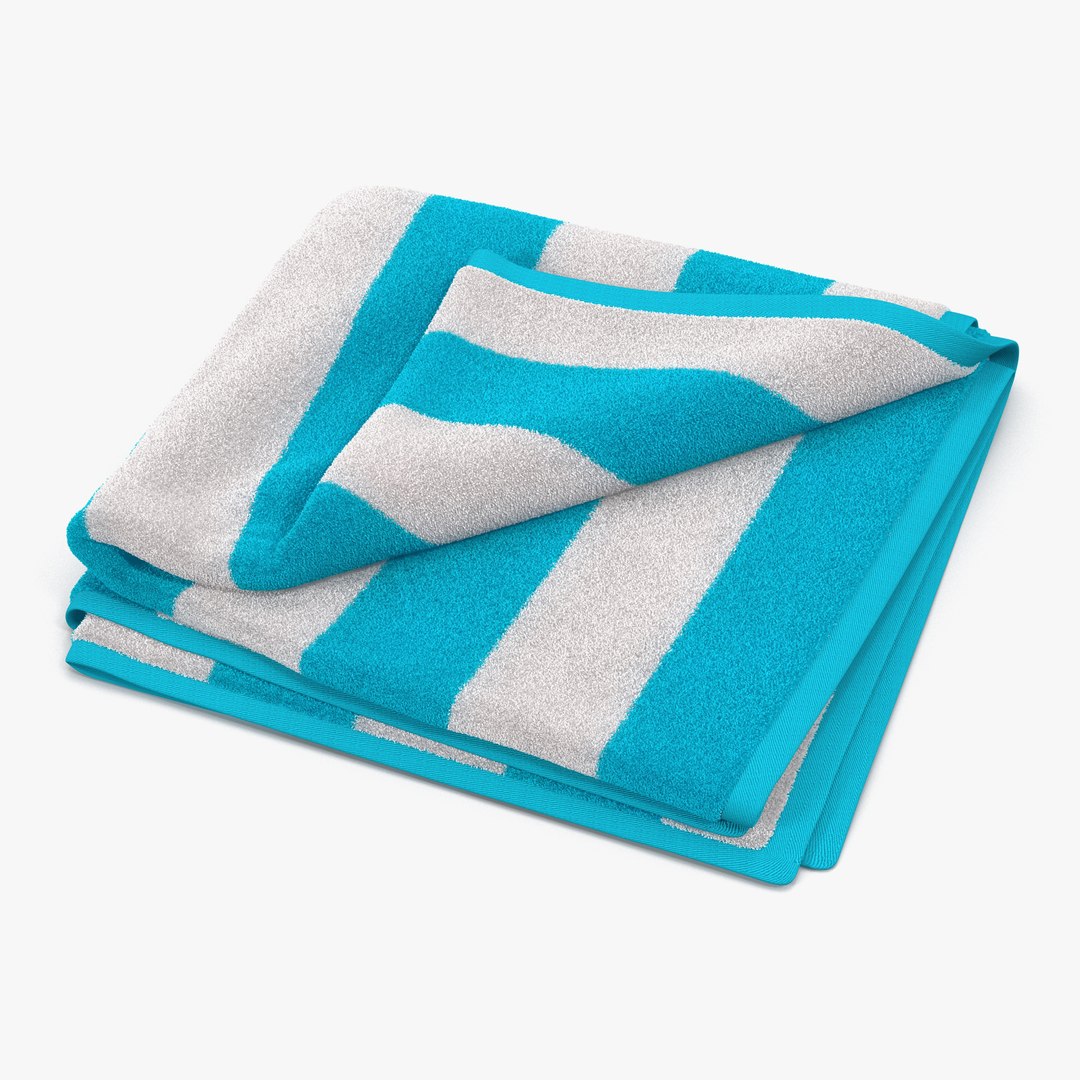 Beach Towel 2 3D Model preview