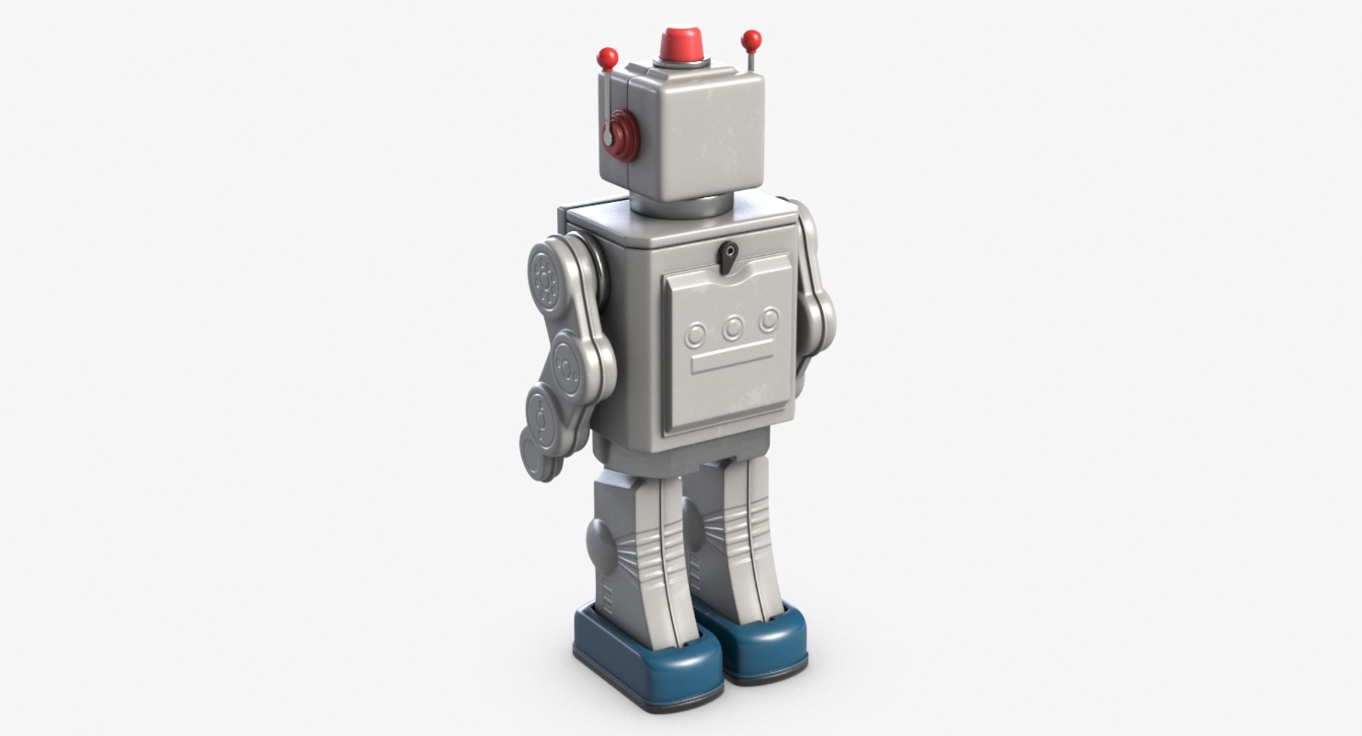 3D Vintage Robot Toy 1 - TurboSquid 1345905
