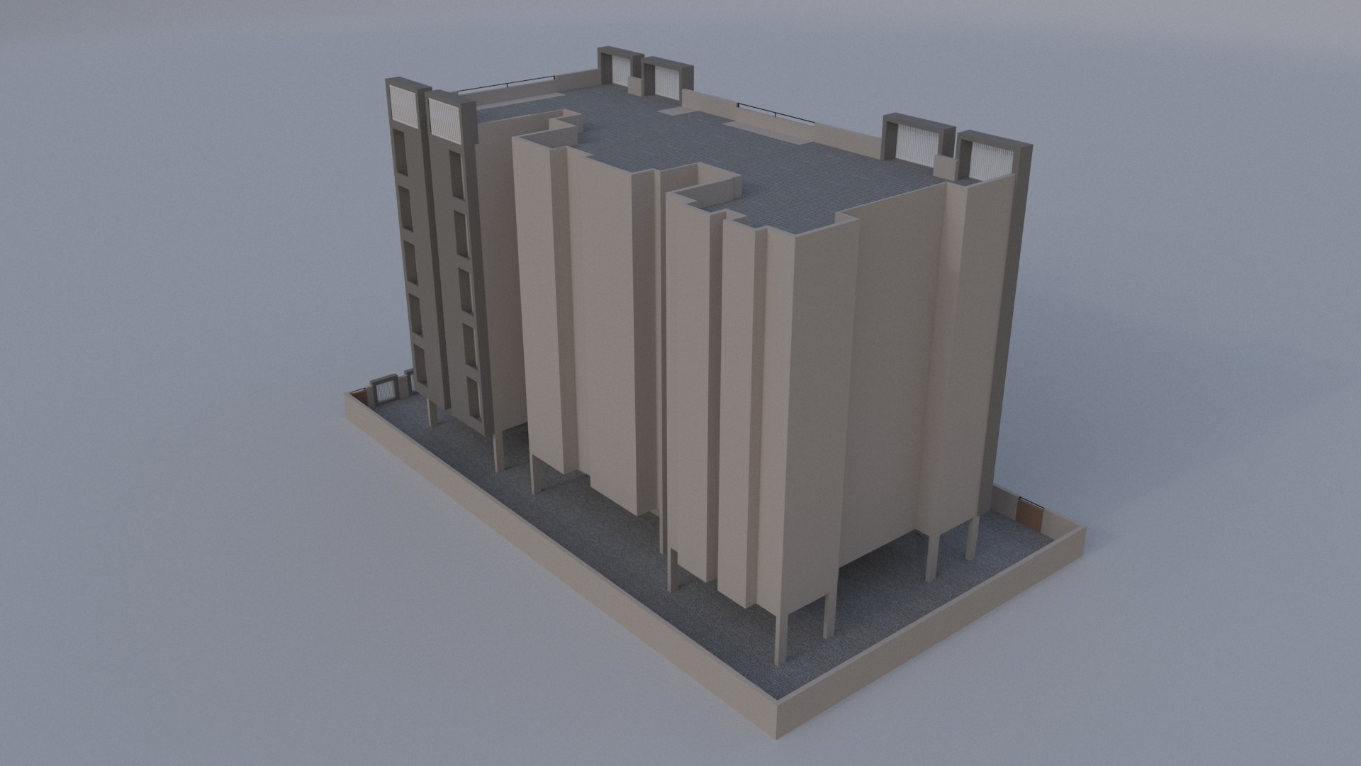 3D Building_modern_generic_26 - TurboSquid 2312256