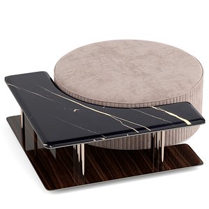 table pouf 3D model