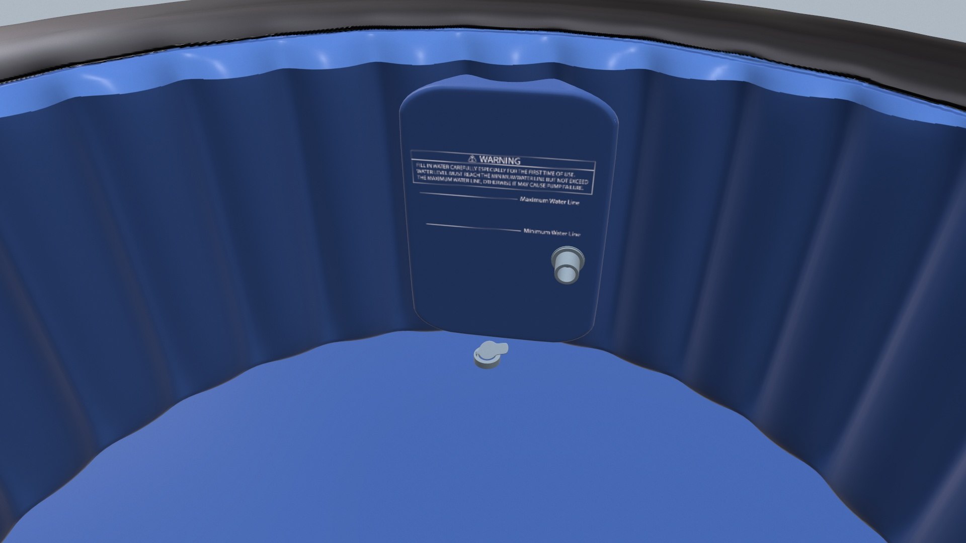 3D Hot Tub model TurboSquid 2000580