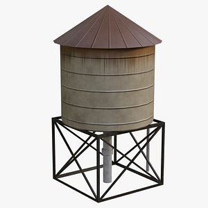 Water Tower 3D model