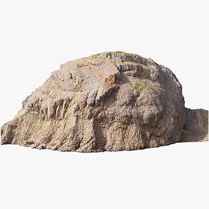 Steep Coast Mountain- 3D PBR Model 3D