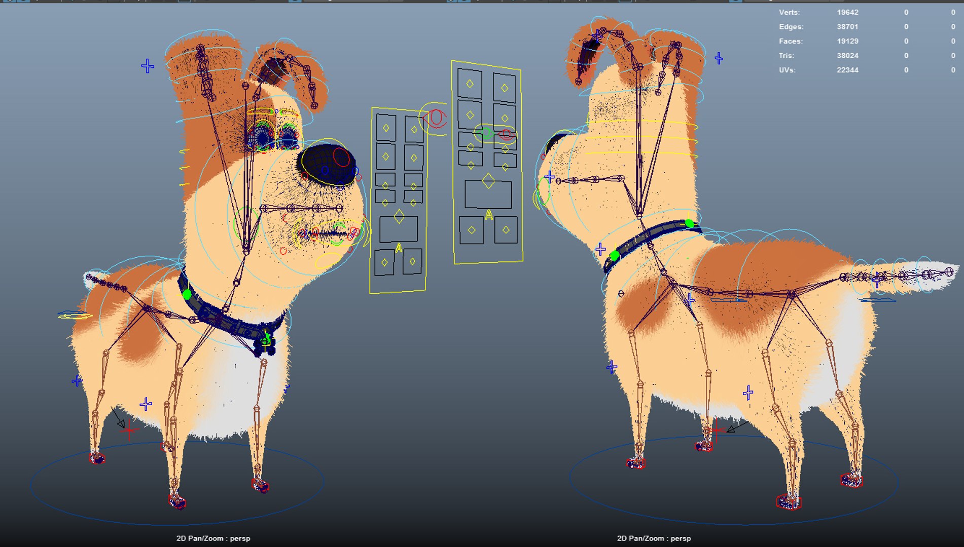 Cartoon Dog Rig 3D Model - TurboSquid 1680790