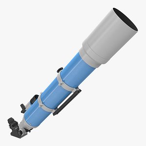 Refractor Telescope Generic 3D Model