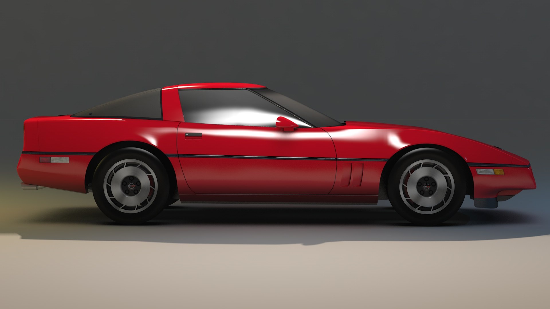 Chevrolet Corvette C4 3D Model - TurboSquid 2418414