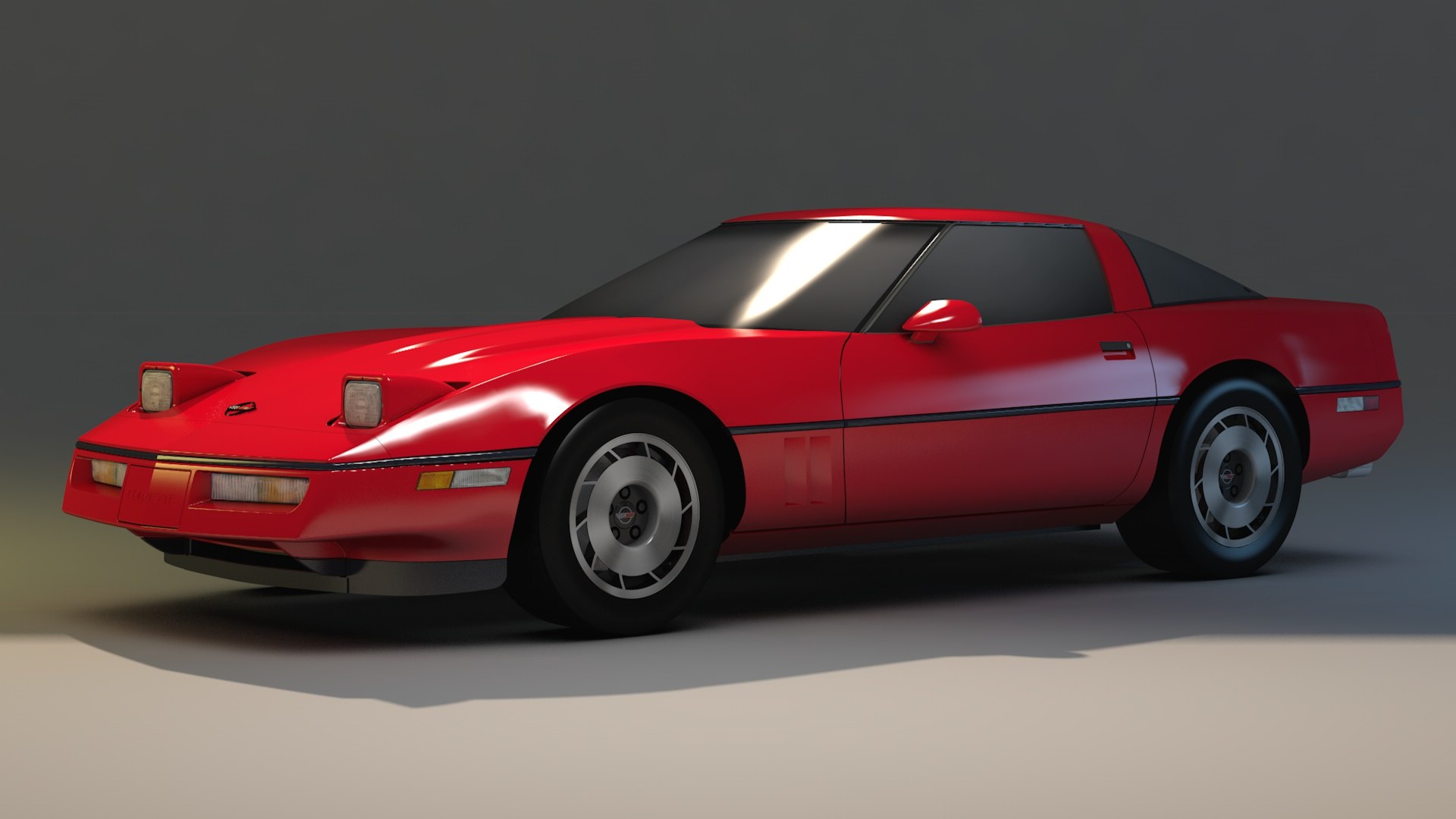 Chevrolet Corvette C4 3D Model - TurboSquid 2418414