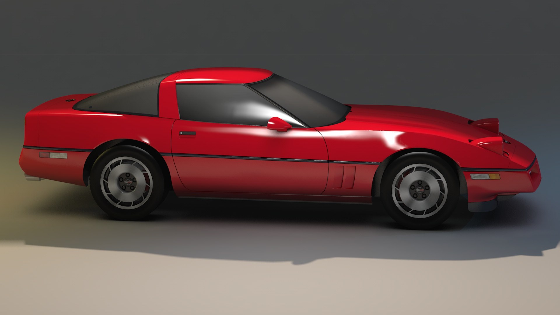 Chevrolet Corvette C4 3D Model - TurboSquid 2418414