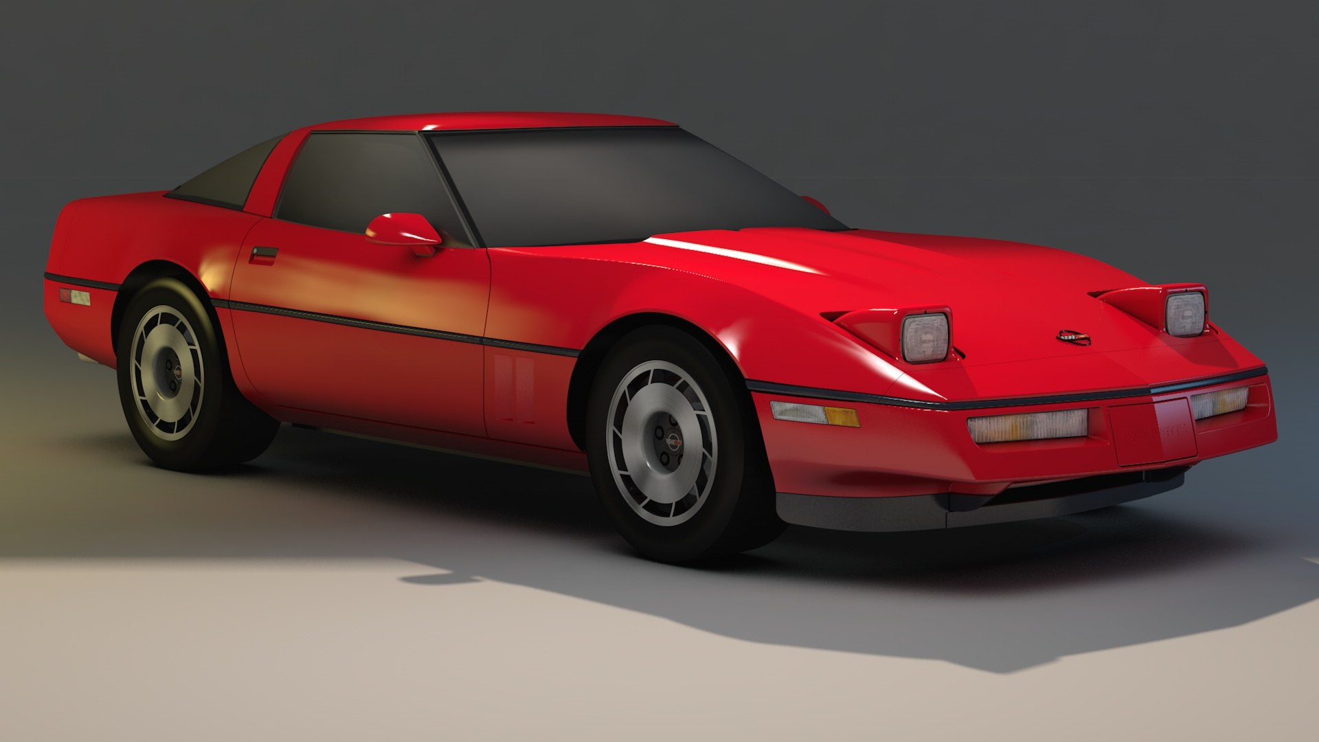 Chevrolet Corvette C4 3D Model - TurboSquid 2418414