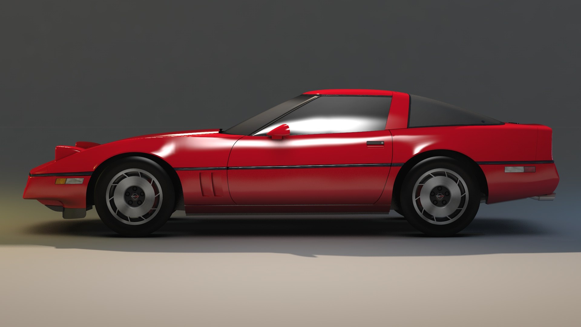 Chevrolet Corvette C4 3D Model - TurboSquid 2418414