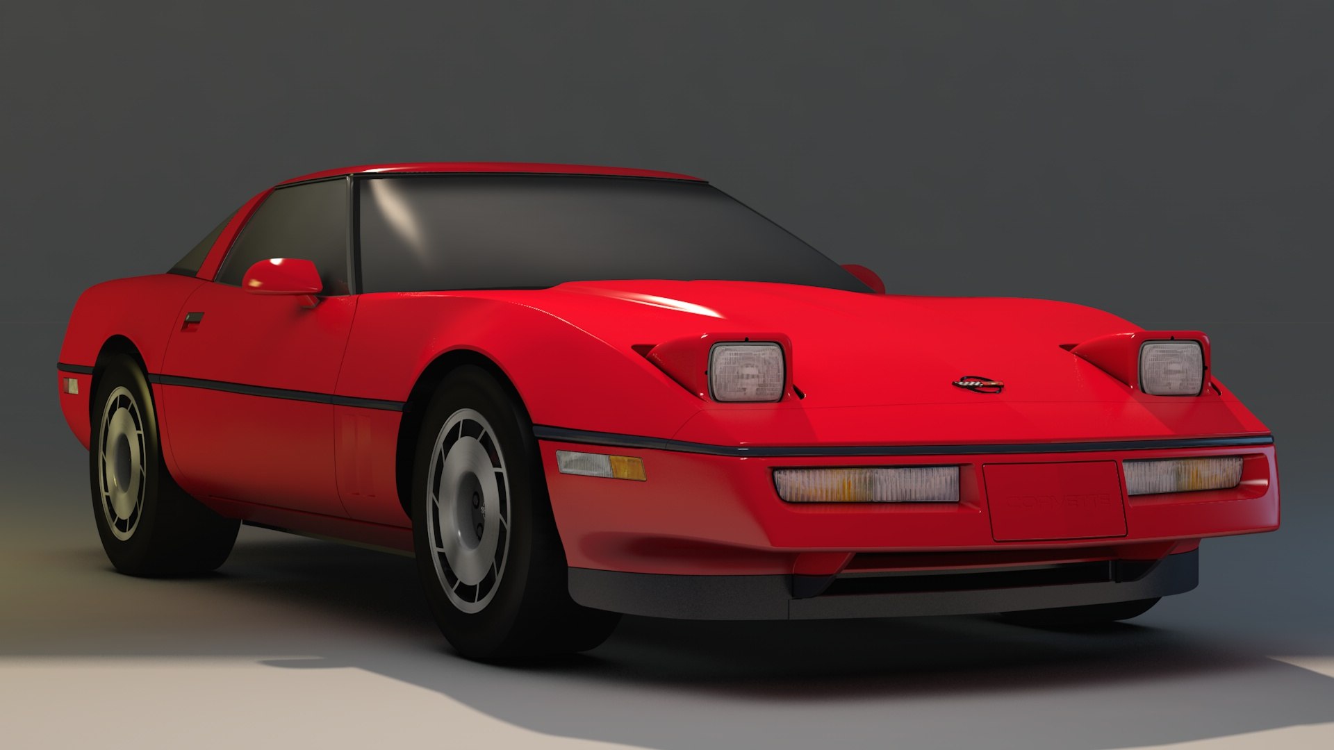 Chevrolet Corvette C4 3D Model - TurboSquid 2418414