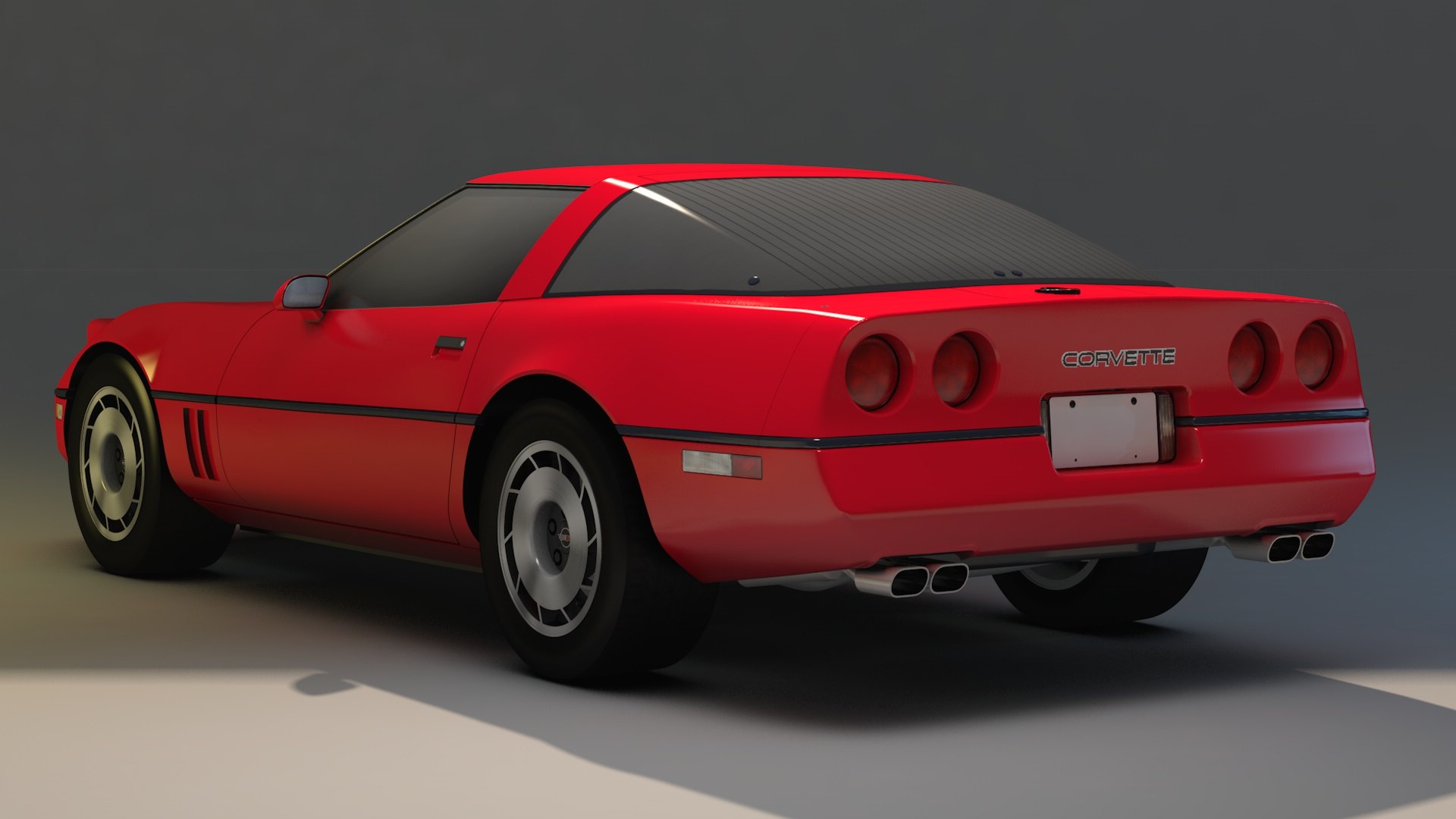 Chevrolet Corvette C4 3D Model - TurboSquid 2418414