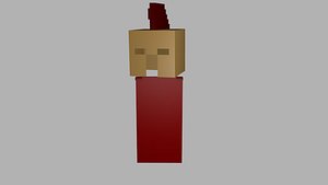 Minecraft Spartan Hemlmet and Cape