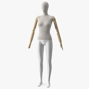 Flexible Female Mannequin Neutral Pose
