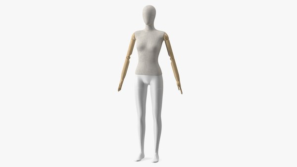 Modelo 3d Maniquí Mujer Flexible Postura Neutra - TurboSquid 1848620