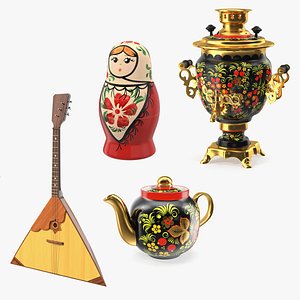 Russian Traditional Symbols Collection 3
