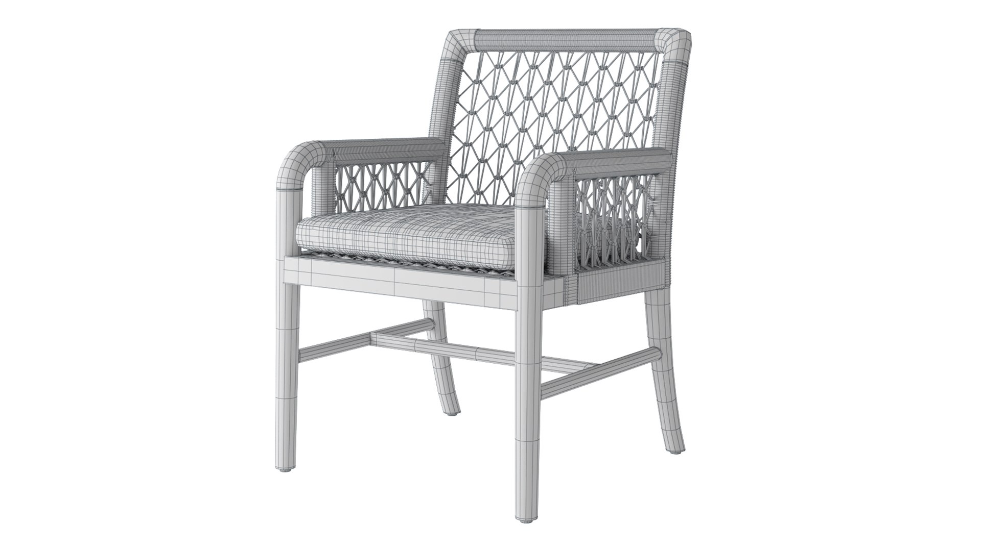 3d Palecek Montecito Outdoor Armchair Model - Turbosquid 2205707