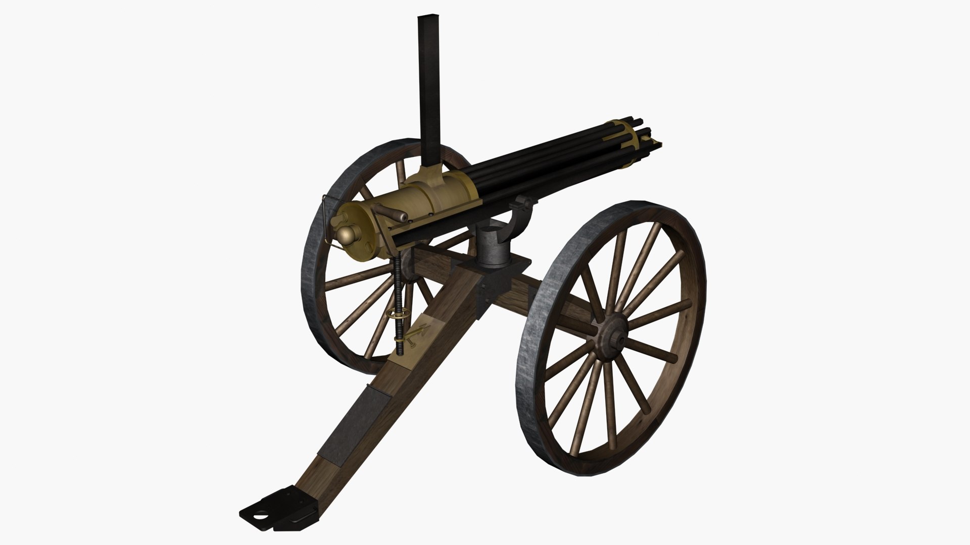 1800s Gatling Gun 3D https://p.turbosquid.com/ts-thumb/6c/bW4ie8/WH/gatling4/jpg/1710203730/1920x1080/fit_q87/c02e976b02207ef9c71edd1cfe04f515ea77cacc/gatling4.jpg
