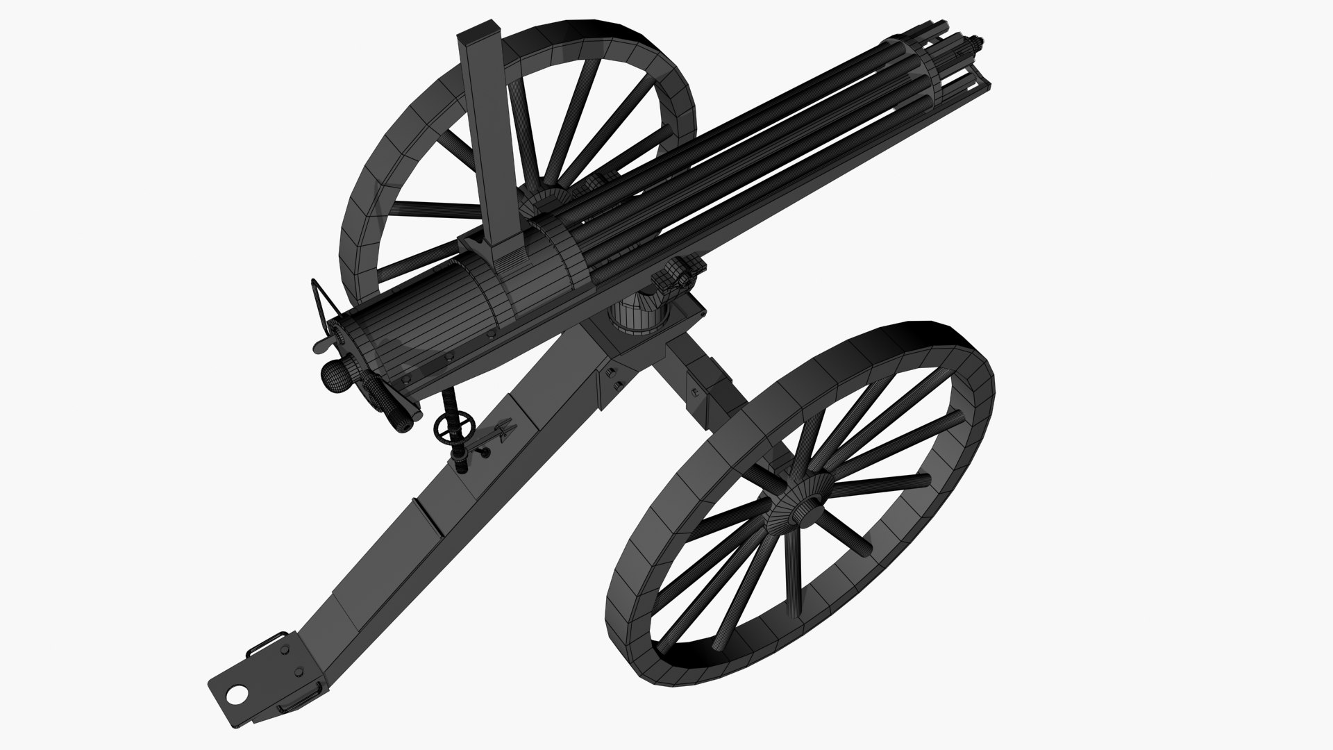 1800s Gatling Gun 3D https://p.turbosquid.com/ts-thumb/6c/bW4ie8/oH/gatling5/jpg/1710203733/1920x1080/fit_q87/476370d4d7f40ef12af2f905c8f389145147eb70/gatling5.jpg